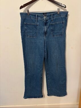 J. Crew Mid Blue Straight-Leg Denim Jeans